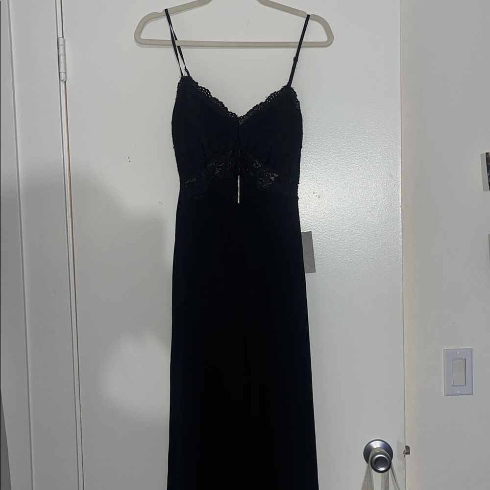 Elegant Black Lace Romper